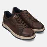 Bugatti Exeter Dark Brown Premium Leather Comfort Sneakers