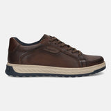Bugatti Exeter Dark Brown Premium Leather Comfort Sneakers