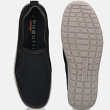 bugatti Bermudas black Comfort Slip-Ons Casual