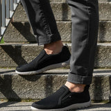 bugatti Bermudas black Comfort Slip-Ons Casual