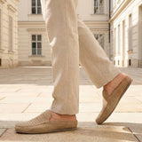 bugatti Cherokee Beige  Premium Leather Comfort Slip-Ons Casual