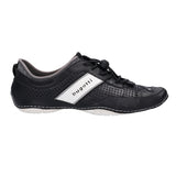 bugatti Chambao Black  Premium Leather Comfort Sneakers