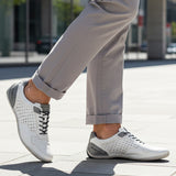 bugatti Canario white  Premium Leather Comfort Sneakers