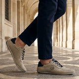 bugatti Canario Light Grey  Premium Leather Comfort Sneakers