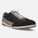 bugatti Brown & Taupe Suede Sneakers