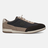 bugatti Brown & Taupe Suede Sneakers