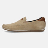 bugatti Sand Premium Leather Slip On