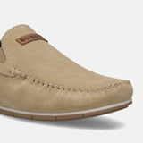 bugatti Sand Premium Leather Slip On