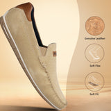 bugatti Sand Premium Leather Slip On