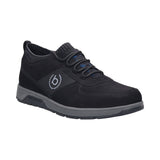 bugatti Arus Black  Premium Leather Comfort Sneakers