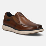 bugatti Cognac Premium Leather  Slip On