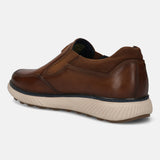 bugatti Cognac Premium Leather  Slip On