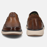 bugatti Cognac Premium Leather  Slip On