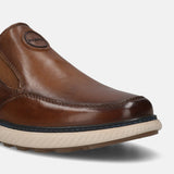 bugatti Cognac Premium Leather  Slip On