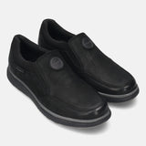 bugatti Black Premium Leather  Slip On