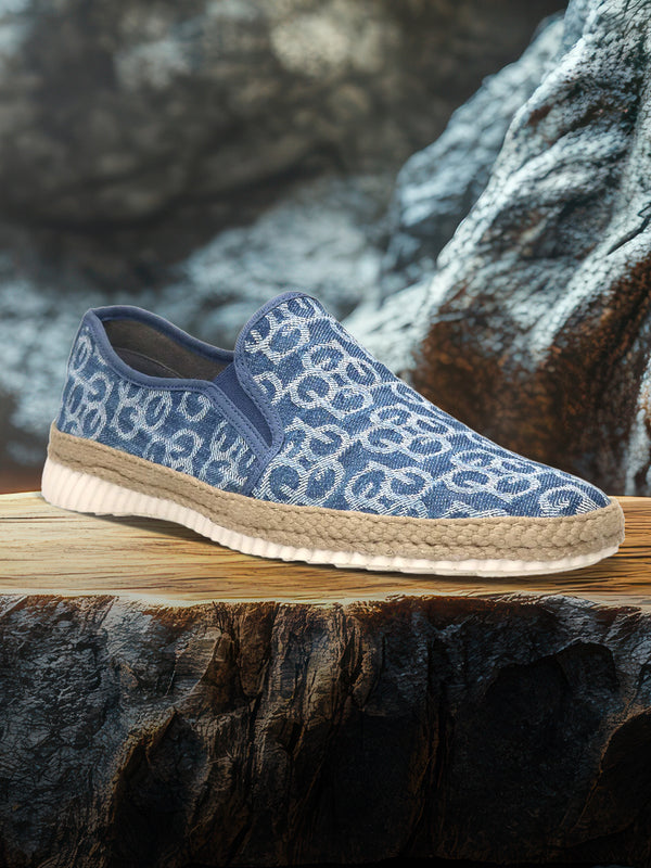bugatti Colville Blue  Casual Slip-Ons