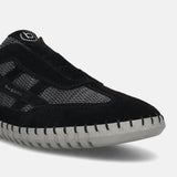 bugatti Black & Dark Grey Premium Leather Sneaker