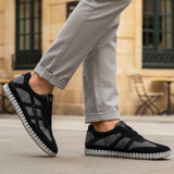 bugatti Baloo black  Premium Leather Comfort Sneakers