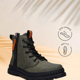 bugatti Pallario comfort Dark Green Casual Boots