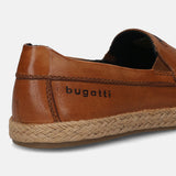 bugatti Cognac Premium Leather  Slip On