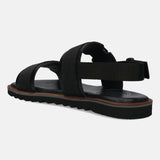 Dorfu Black Back Strap Sandals