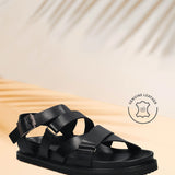 bugatti Fermo Black  Premium Leather Comfort Back Strap