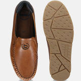 Bugatti Clipperton Cognac Premium Leather Comfort Slip-On Casual