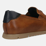 Bugatti Clipperton Cognac Premium Leather Comfort Slip-On Casual