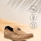 Bugatti Clipperton Sand Premium Leather Comfort Slip-On Casual