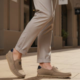 Bugatti Clipperton Sand Premium Leather Comfort Slip-On Casual