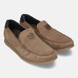Bugatti Clipperton Sand Premium Leather Comfort Slip-On Casual