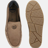 Bugatti Clipperton Sand Premium Leather Comfort Slip-On Casual