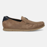 Bugatti Clipperton Sand Premium Leather Comfort Slip-On Casual
