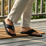bugatti Cobie black Comfort Thong Sandals