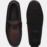 bugatti Red Premium Leather Slip On