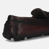 bugatti Red Premium Leather Slip On