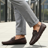 bugatti Olexa bordo  Premium Leather Comfort Slip-Ons Casual