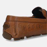 Bugatti Olexa Cognac Premium Leather Drivers Slip-On Casual