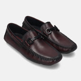 Bugatti Olexa Red Premium  Leather Comfort  Drivers Slip-On Casual