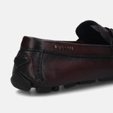 Bugatti Olexa Red Premium  Leather Comfort  Drivers Slip-On Casual