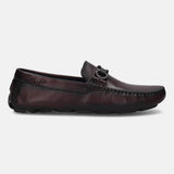 Bugatti Olexa Red Premium  Leather Comfort  Drivers Slip-On Casual