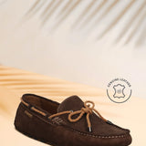 Bugatti Manfield Brown Premium Leather Drivers Slip-On Casual