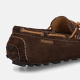 Bugatti Manfield Brown Premium Leather Drivers Slip-On Casual