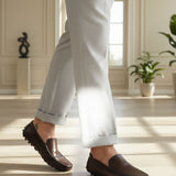 Bugatti Manfield Dark Brown Premium Leather Drivers Slip-On Casual