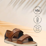 bugatti Derek cognac  Premium Leather Comfort Back Strap