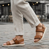 bugatti Derek cognac  Premium Leather Comfort Back Strap