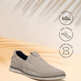 Bugatti Bruno Beige Premium Leather Comfort Slip-On Casual