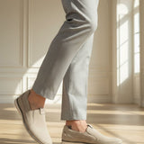Bugatti Bruno Beige Premium Leather Comfort Slip-On Casual