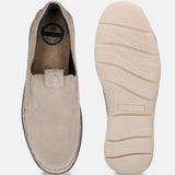 Bugatti Bruno Beige Premium Leather Comfort Slip-On Casual