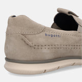 Bugatti Bruno Beige Premium Leather Comfort Slip-On Casual